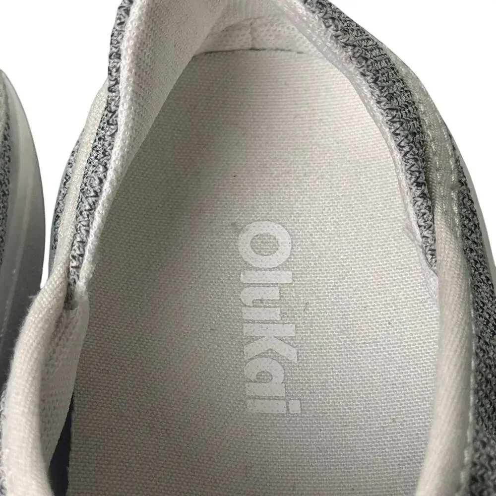 Olukai PEHUEA LI Women's Convertible Heel Sneakers Gray Sz 8 EUR 38